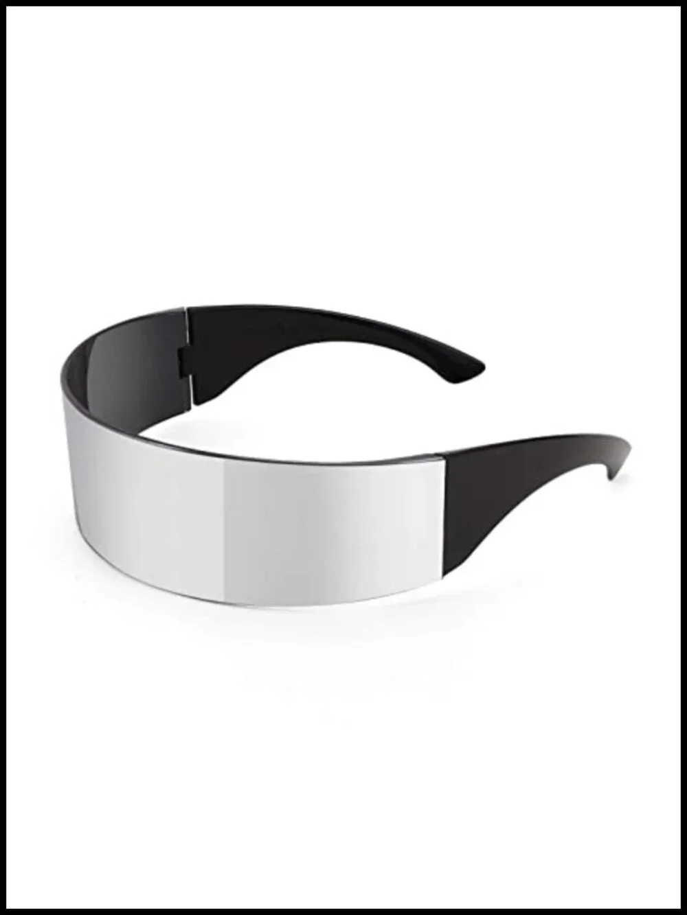 80s Futuristic Cyclops Cyber Visor Sunglasses Punk Style Unisex UV400